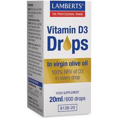 Lamberts Vitaminer & Mineraler Lamberts Vitamin D3 Drops 20ml