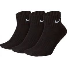 Nike Dam Strumpor Nike Cushion Training Ankle Socks 3-pack Unisex - Black/White