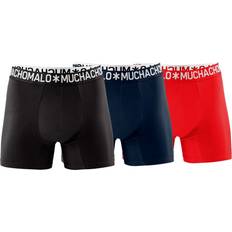 Muchachomalo Underkläder Muchachomalo Cotton Stretch Basic Boxer 3-pack - Black/Red