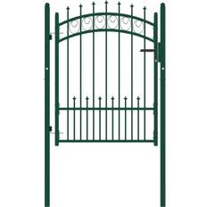 Grindar vidaXL Fence Gate with Spikes 146389 102x175cm