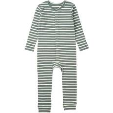 Liewood Birk Pyjamas Jumpsuit - Stripe Blue Fog/Sandy (LW14285-0957)