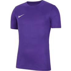 Herr - Lila - Polyester T-shirts Nike Park VII Jersey Men - Court Purple/White