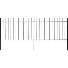 vidaXL Garden Fence with Spear Top 340x170cm