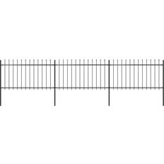 vidaXL Garden Fence with Spear Top 510x150cm