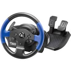 Blåa - PlayStation 4 Rattar & Racingkontroller Thrustmaster T150 Force Feedback Wheel - Black/Blue