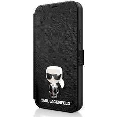 Apple iPhone 12 mini Plånboksfodral Karl Lagerfeld Ikonik Metal Wallet Case for iPhone 12 Mini