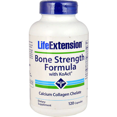 Kalcium - Kollagen Kosttillskott Life Extension Bone Strength Collagen Formula 120 st