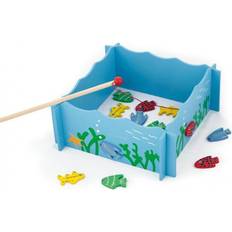 Magnetfiske New Classic Toys magnetfiske spel junior 28 x 28 cm träblått