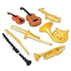 Safari Plastleksaker Musikleksaker Safari Musikinstrumenter Leksaksfigurer Tillbehör