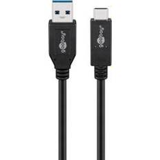 Goobay USB A-USB C - USB-kabel Kablar Goobay USB A/USB C 3.1 (Gen.2) 0.5m