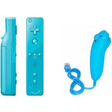 Nintendo Wii Handkontroller Tech of Sweden Nintendo Wii Motion Plus Remote + Nunchuck - Blue