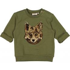 Korta ärmar Sweatshirts Wheat Fox Terry - Winter Moss (2341e-671-40990