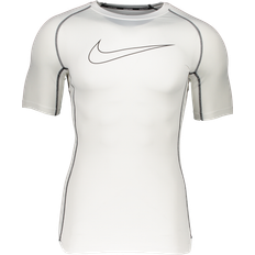 Nike Herr Underställ Nike Dri-Fit Pro Short Sleeve Top Men - White/Black