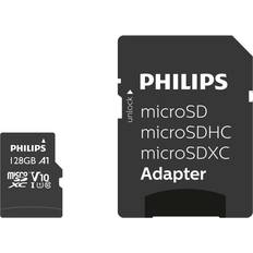 Philips 128 GB Minneskort & USB-minnen Philips MicroSDXC Class 10 UHS-I U1 128GB