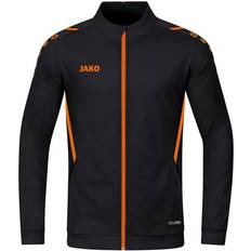 JAKO Challenge Polyester Jacket Unisex - Black/Neon Orange