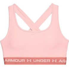 Under Armour Mid Crossback Sports Bra - Pink