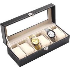 Klocketuin Luxurious Watch Box for 6 Watches