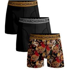 Muchachomalo Underkläder Muchachomalo Cotton Stretch Boxers Rooster 3-pack - Black