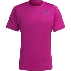 Herr - Lila - Polyester T-shirts adidas Tennis Freelift T-shirt Men - Sonic Fuchsia/Black