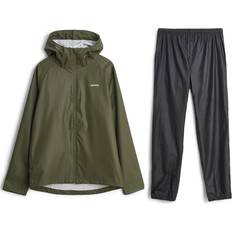 Polyester - Unisex Ytterkläder Tretorn Packable Rain Set - Forest Green