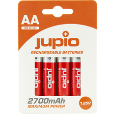 Batterier Batterier & Laddbart Jupio JRB-AA2700 Compatible 4-pack