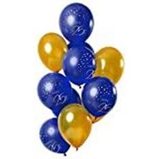 Folat Latexballonger Happy 25th True Blue 12-pack