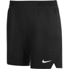 Tennis Byxor & Shorts Nike Court Dri-FIT Advantage 18cm Tennis Shorts Men - Black/White