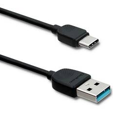 Qoltec USB-kabel Kablar Qoltec USB A - USB C 2.0 1.2m