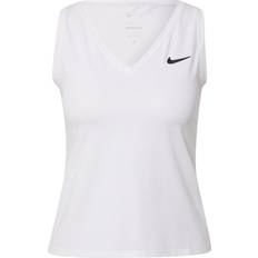 Nike Dam - Elastan/Lycra/Spandex T-shirts & Linnen Nike Court Victory Tank Top Women - White/Black