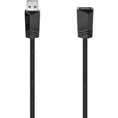 Hama USB-kabel Kablar Hama USB A - USB A 2.0 0.8m