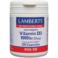 Lamberts C-vitaminer Vitaminer & Kosttillskott Lamberts Vitamin D3 1000iu 120 st