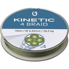 Kinetic Fiskelinor Kinetic 4 Braid 150m Dusty Green 0.25mm