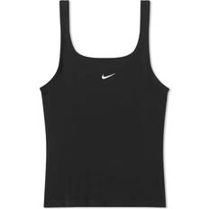 Nike 18 - Bomull - Dam Linnen Nike Sportswear Essential Cami Tank Women's - Black/White