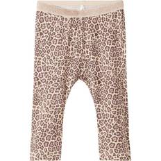 Name It Leopard Glitter Leggings - Grey/Oatmeal (13199265)