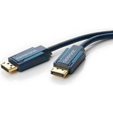 Blåa - DisplayPort-kablar ClickTronic 40996 DisplayPort-DisplayPort 5m