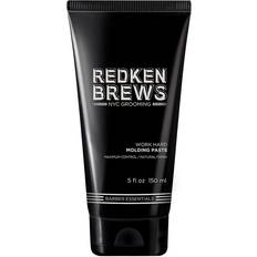 Redken Gula - Normalt hår Hårprodukter Redken Brews Work Hard Molding Paste 150ml