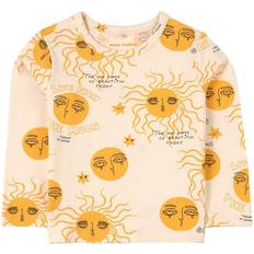 Mini Rodini Moon And Sun Long Sleeve T-shirt - Yellow (2212011623)