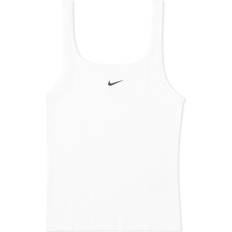 Nike 18 - Bomull - Dam Linnen Nike Sportswear Essential Cami Tank Women's - White/Black