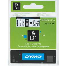 Dymo Märkmaskiner & Etiketter Dymo D1 Tape Black On White 1.2cmx7m
