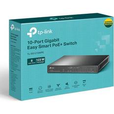 TP-Link Gigabit Ethernet - PoE Switchar TP-Link TL-SG1210MPE