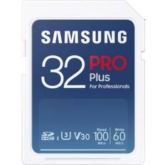 Samsung 32 GB - SDHC Minneskort & USB-minnen Samsung Pro Plus 2021 SDHC Class 10 UHS-I U3 V30 100/60MB/s 32GB