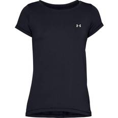 Under Armour Underställ Under Armour HeatGear Armour Short Sleeve T-shirt Women - Black/Metallic Silver