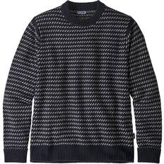 Patagonia Herr - Stickad tröjor Patagonia Recycled Wool Sweater - Classic Navy