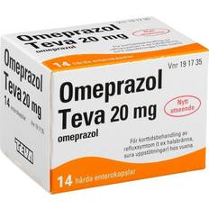 Omeprazole Receptfria läkemedel Omeprazol Teva 20mg 14 st Kapsel
