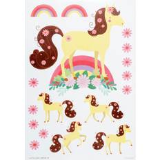 A Little Lovely Company Multifärgade Inredningsdetaljer A Little Lovely Company Wall Sticker Horse 35x50cm
