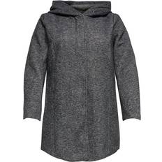 Only Sedona Curvy Seasonal Coat - Grey/Dark Grey Melange