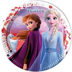 Blåa Engångstallrikar Disney Frozen Papperstallrikar (8-pack)