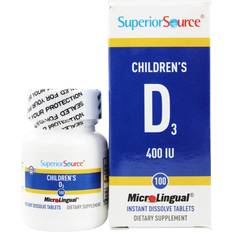 Superior Source Children's D3 400 IU 105 MicroLingual Tablets