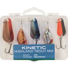 Fiskedrag Kinetic Highland Trout Mix 5pcs