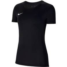 Dam - Meshdetaljer T-shirts Nike Dri-FIT Park VII Jersey Women - Black/White